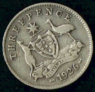 1926 Threepence