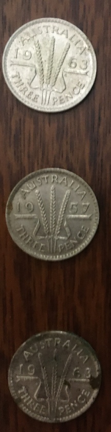 1957-63.Threepence.